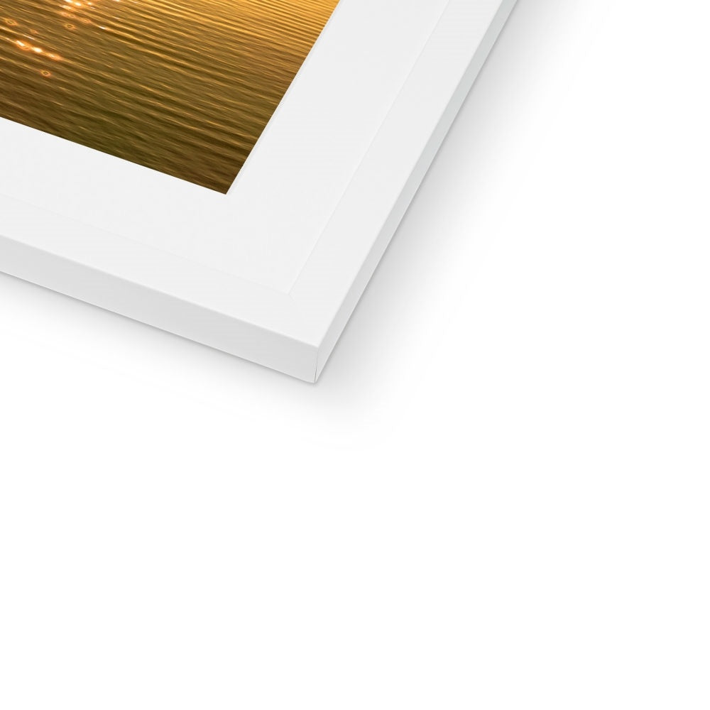 st michaels mount golden sunset white frame detail
