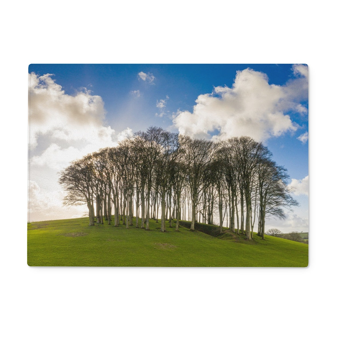 nearly home trees chopping board