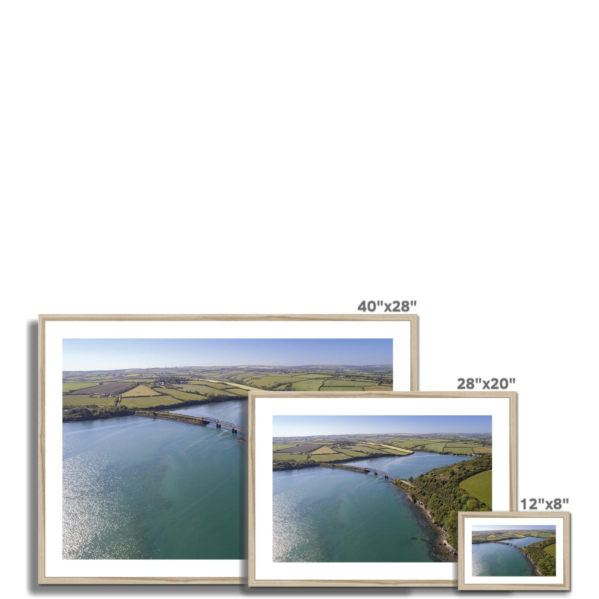padstow framed photograph