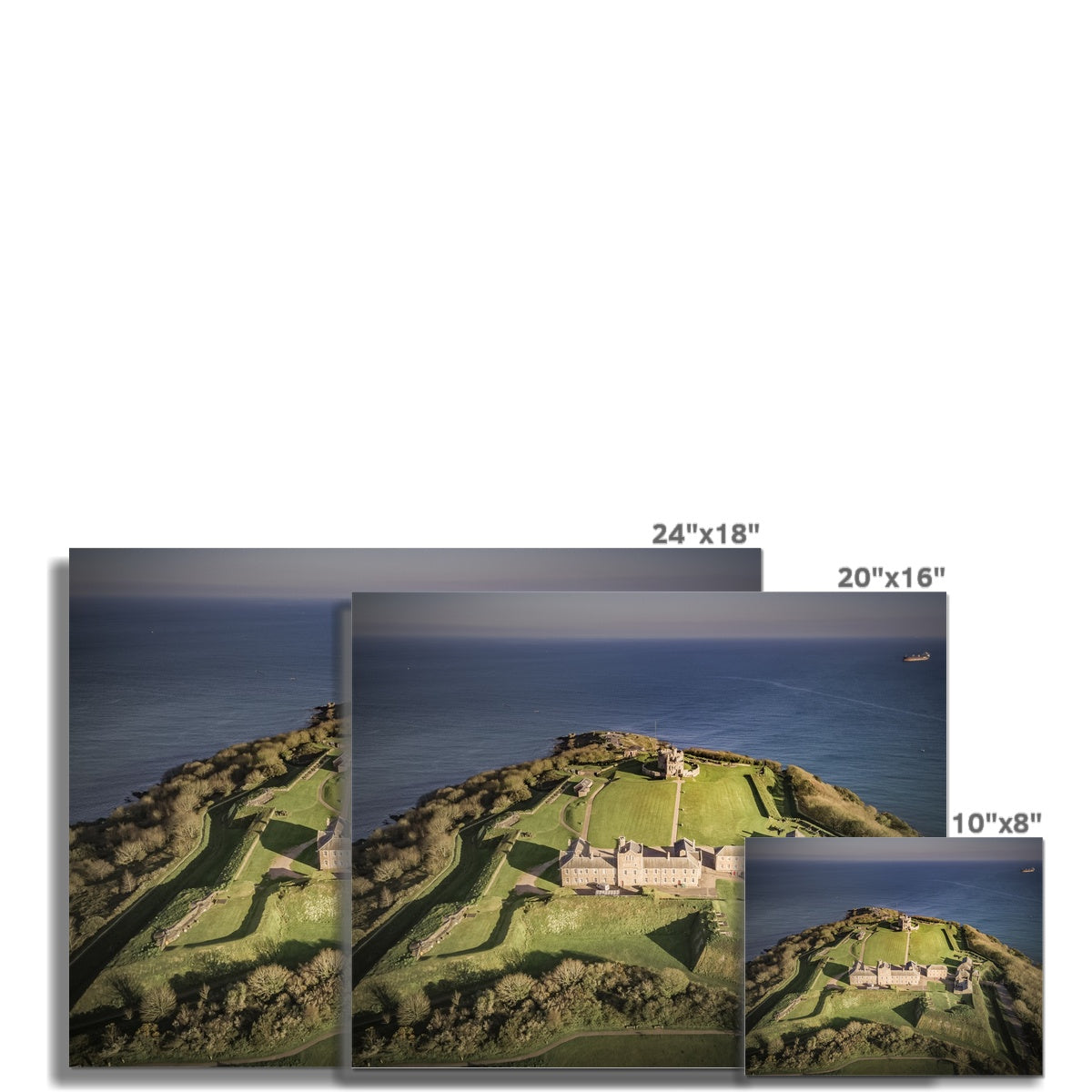 pendennis castle picture sizes