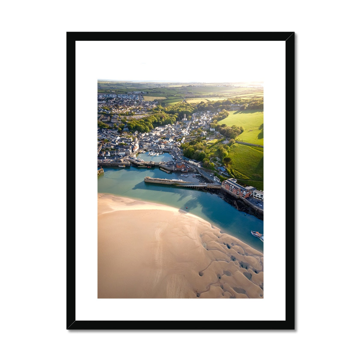 padstow framed print