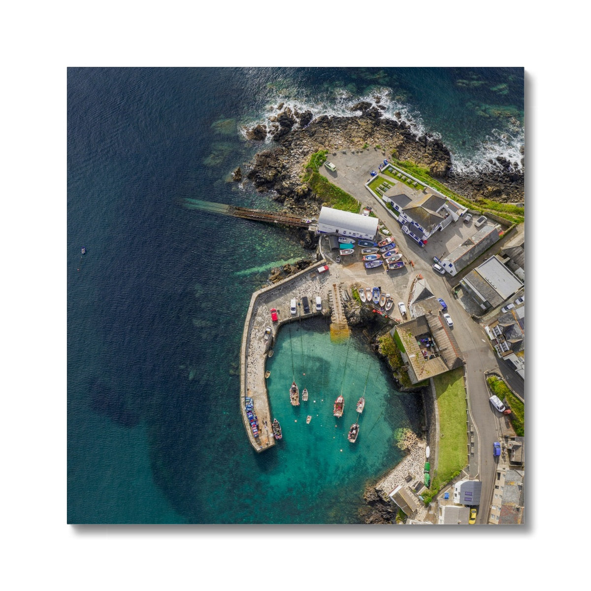 coverack from above