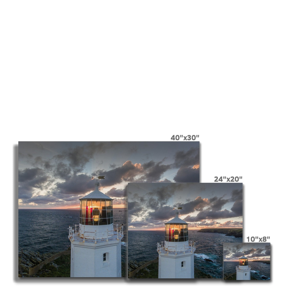 godrevy lighthouse close up canvas sizes