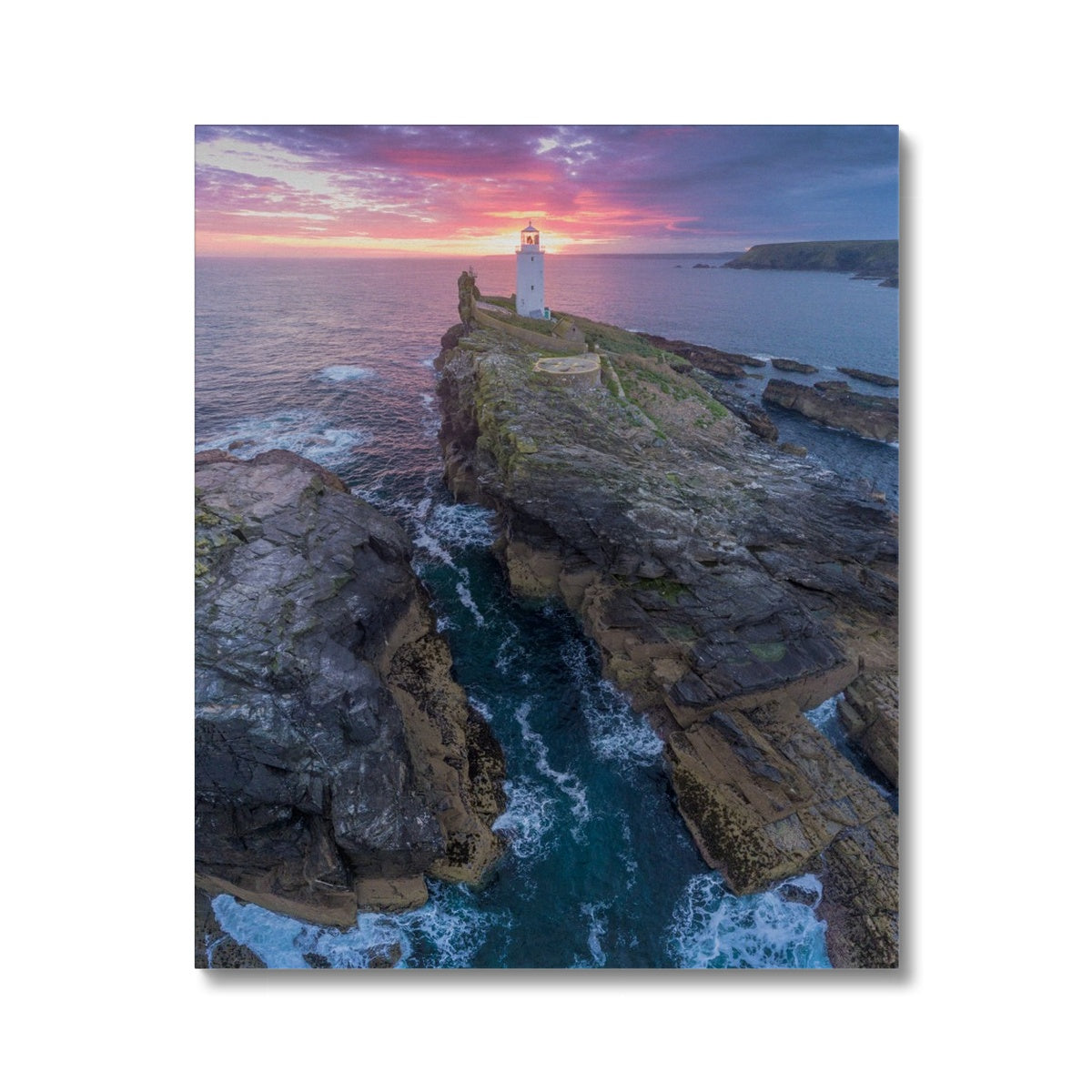 godrevy lighthouse dawn portrait