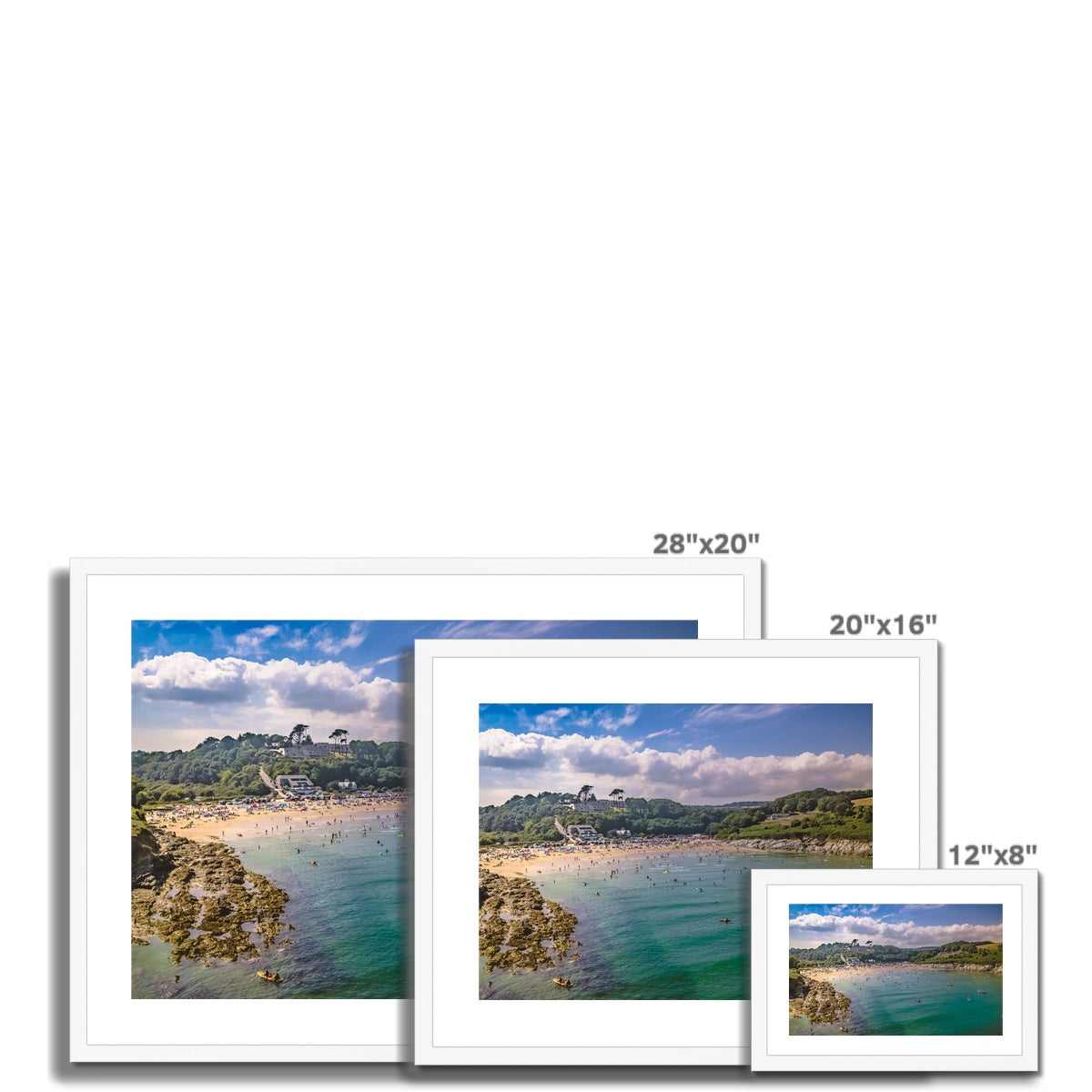 maenporth beach frame sizes