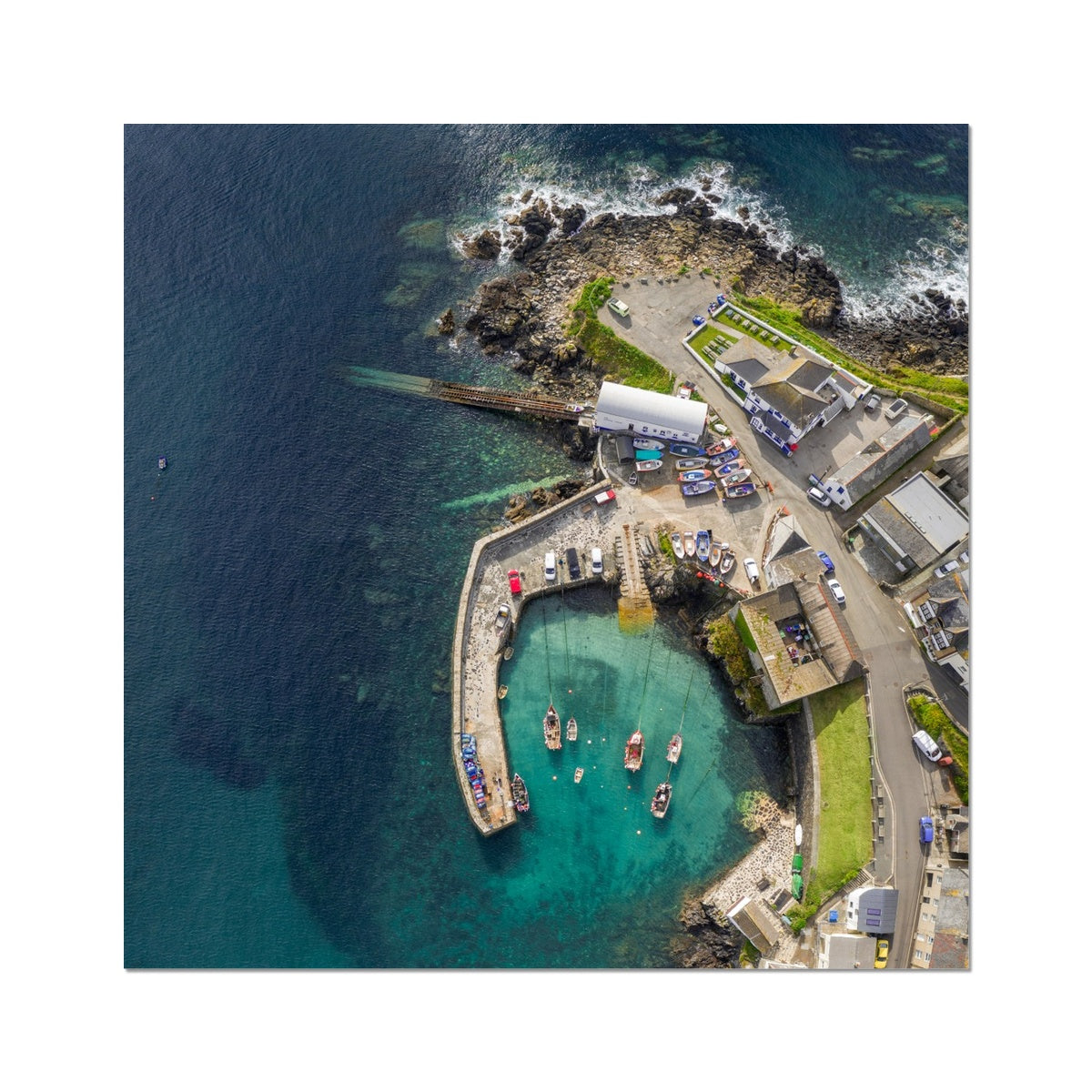 coverack from above