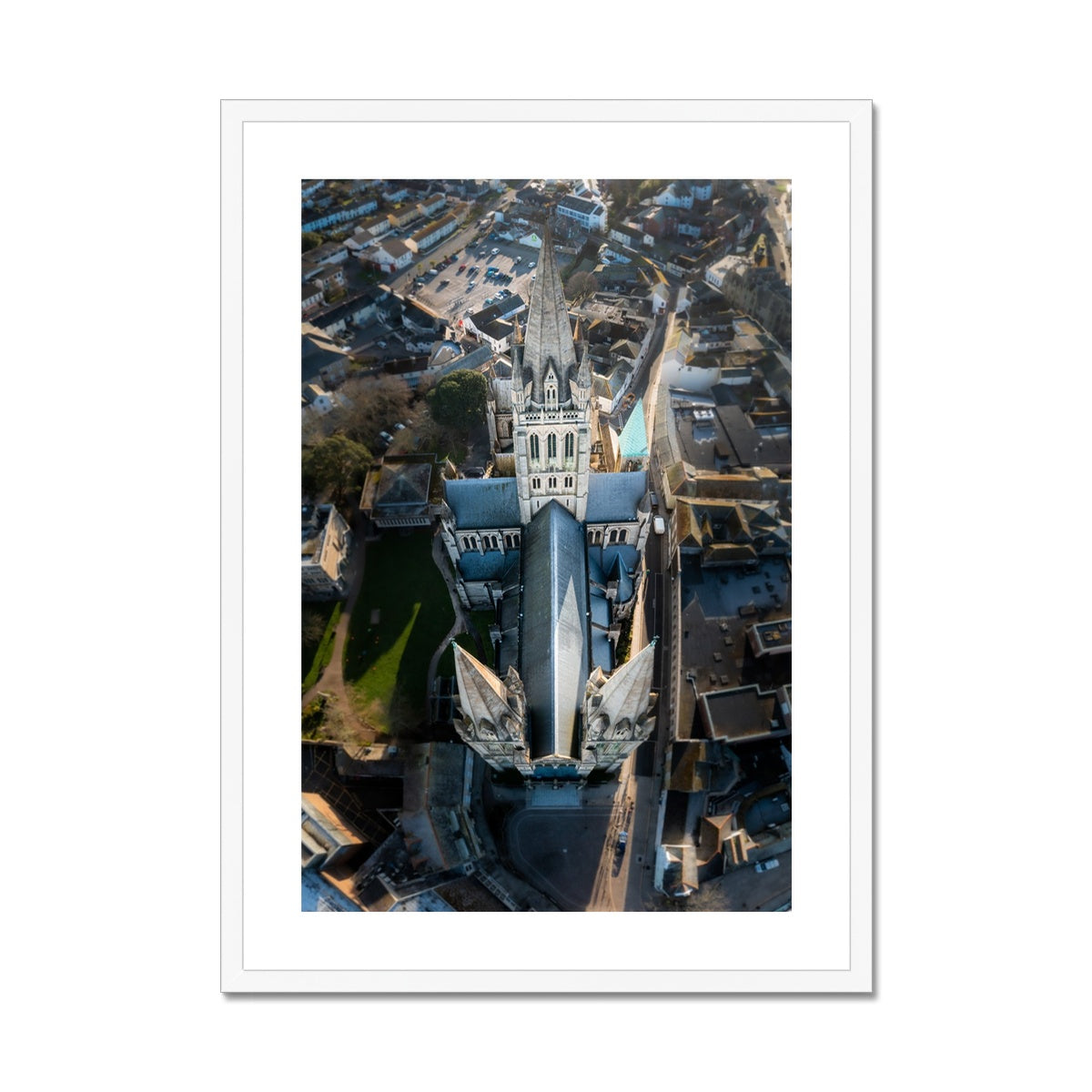 Truro Cathedral Portrait ~ Framed & Mounted Print