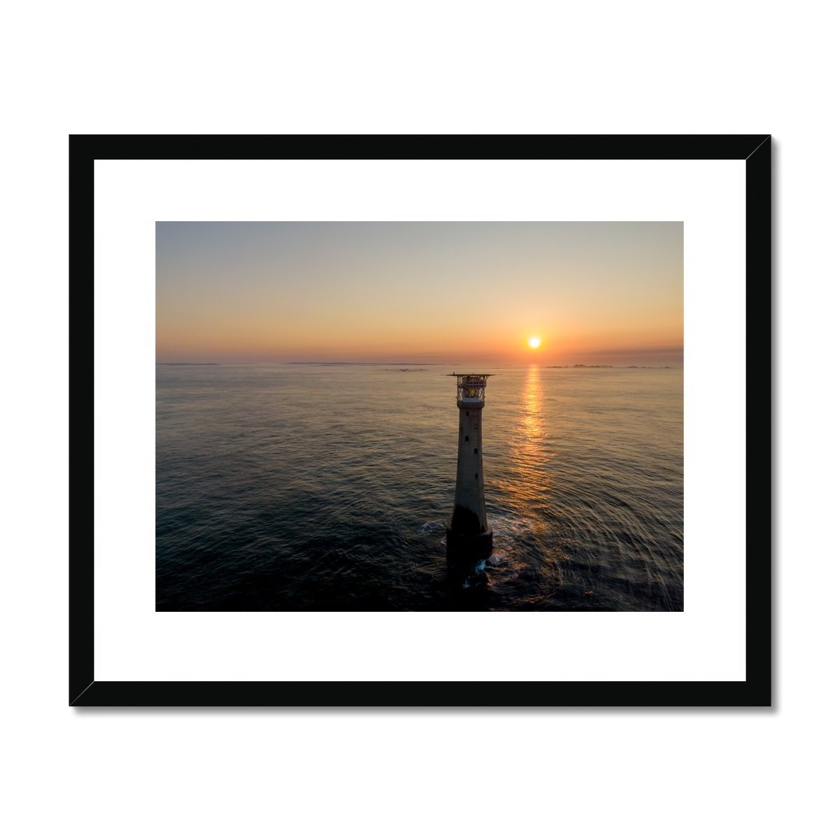 bishop rock sunrise framed print