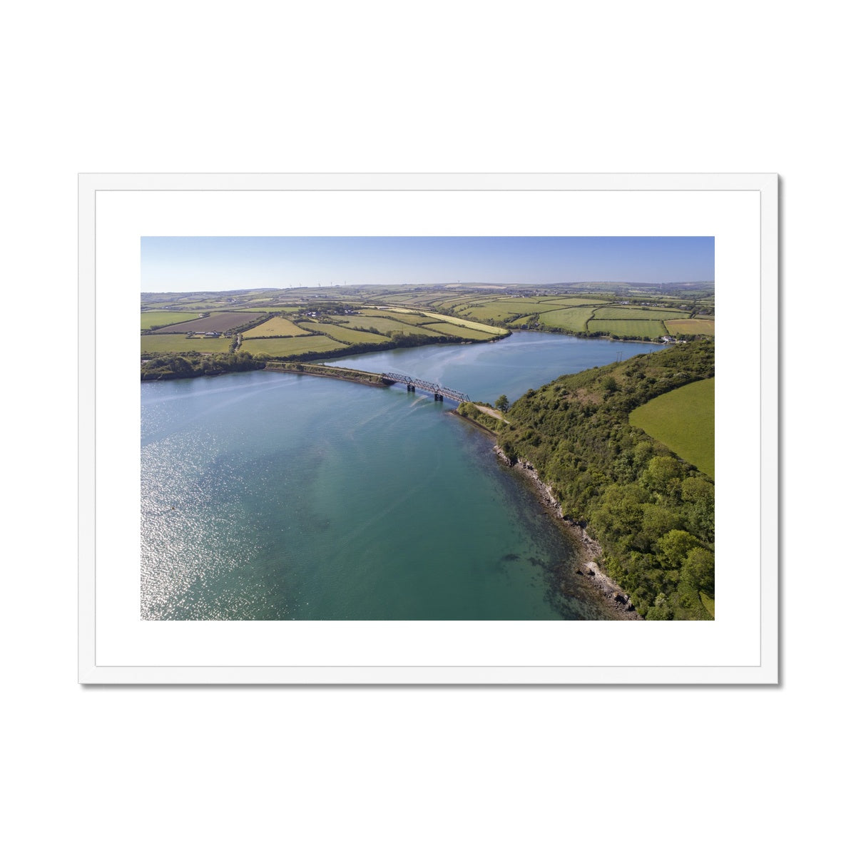 padstow white frame
