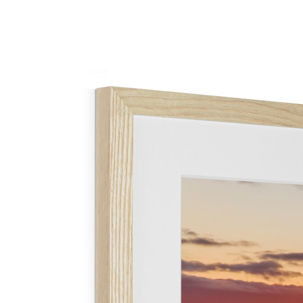 millpool sunset bodmin moor wooden frame detail