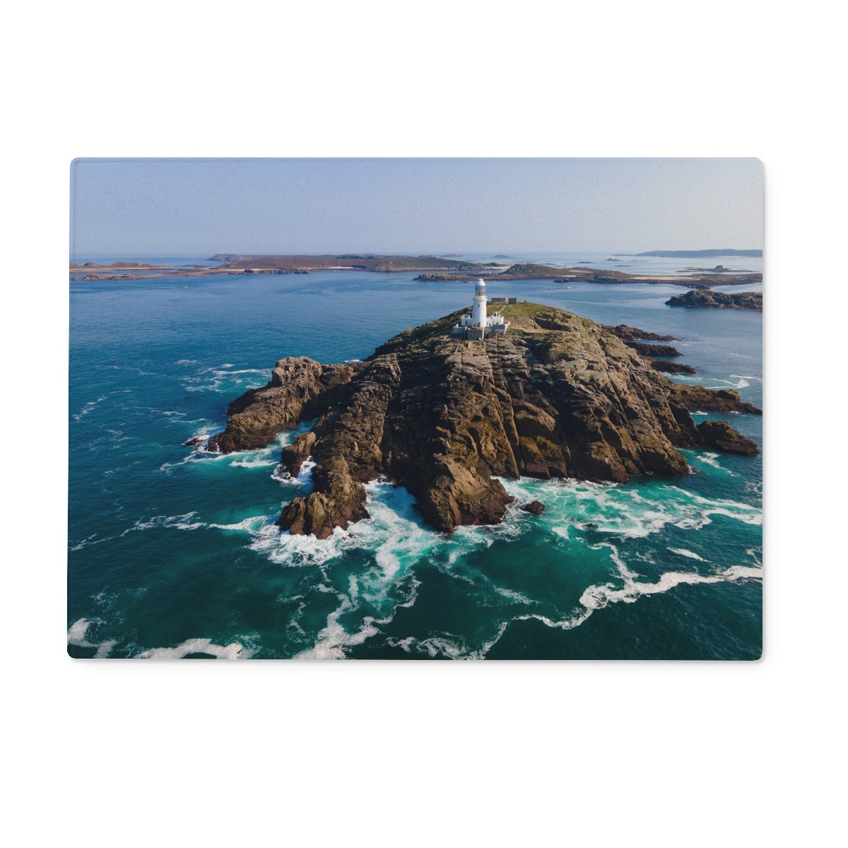 round island isles of scilly chopping board