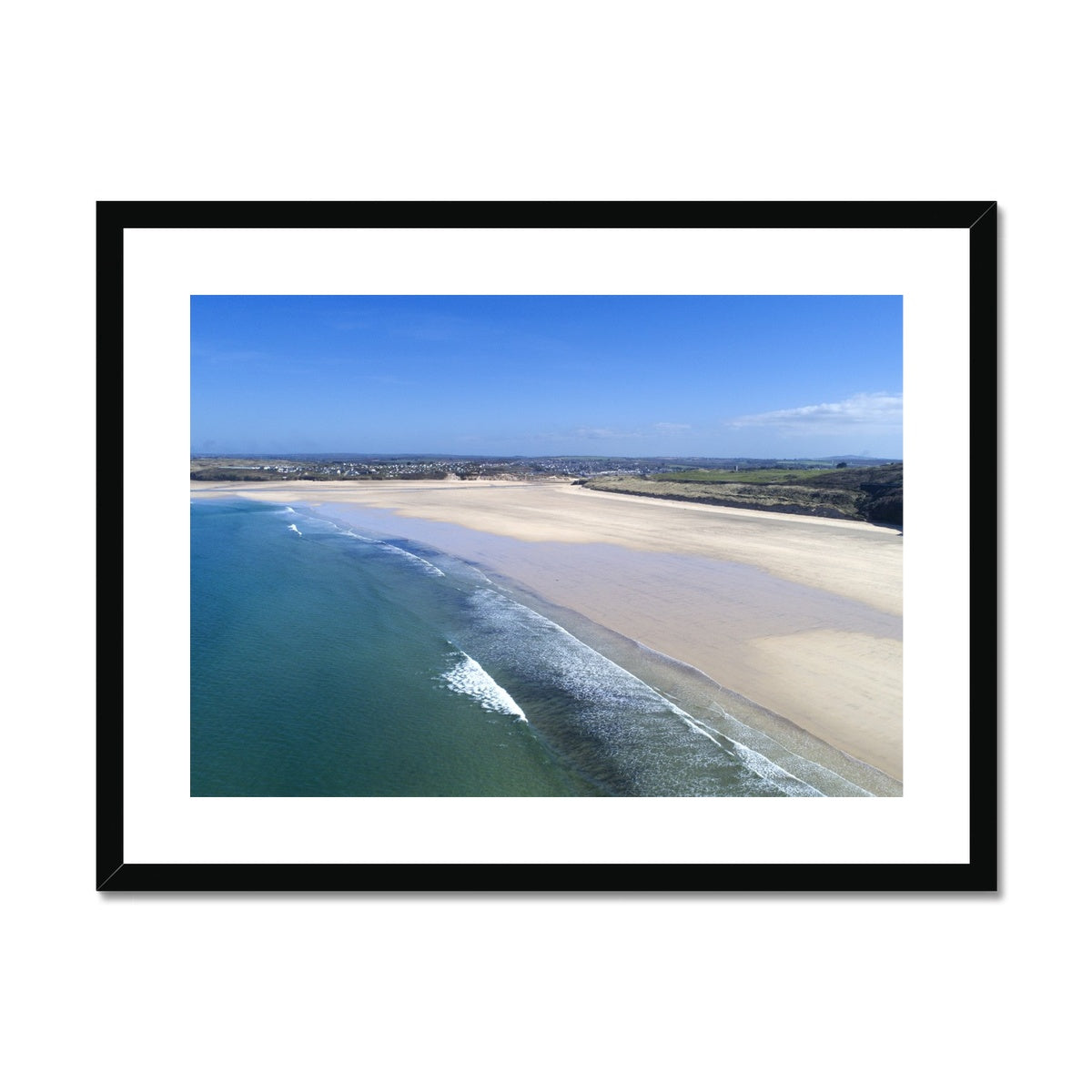 porthkidney beach framed print