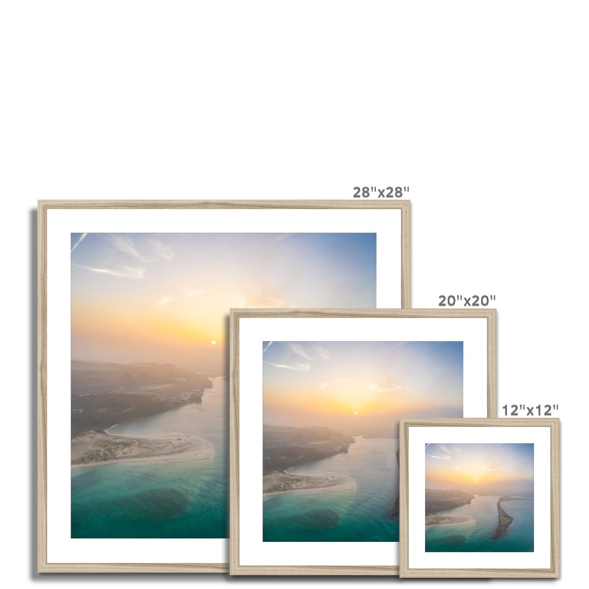 the bluff hayle estuary wooden frame sizes