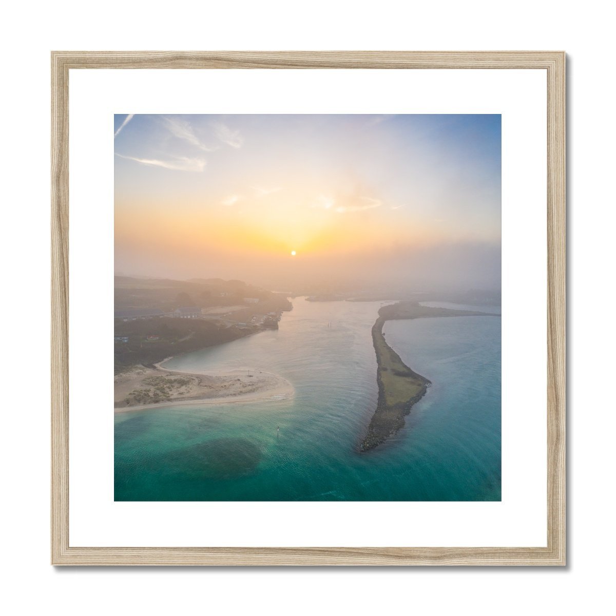 the bluff hayle estuary wooden frame