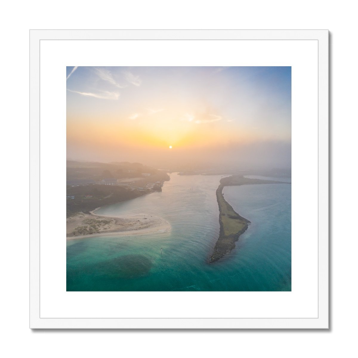 the bluff hayle estuary white frame