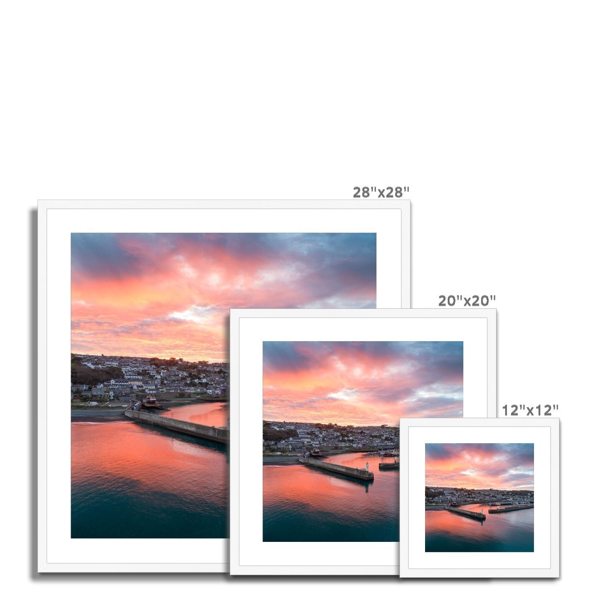 newlyn dawn frame sizes