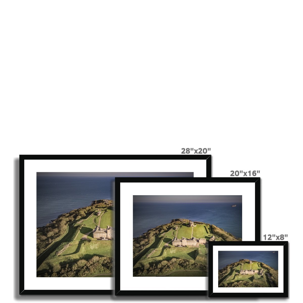 pendennis castle wooden frame sizes