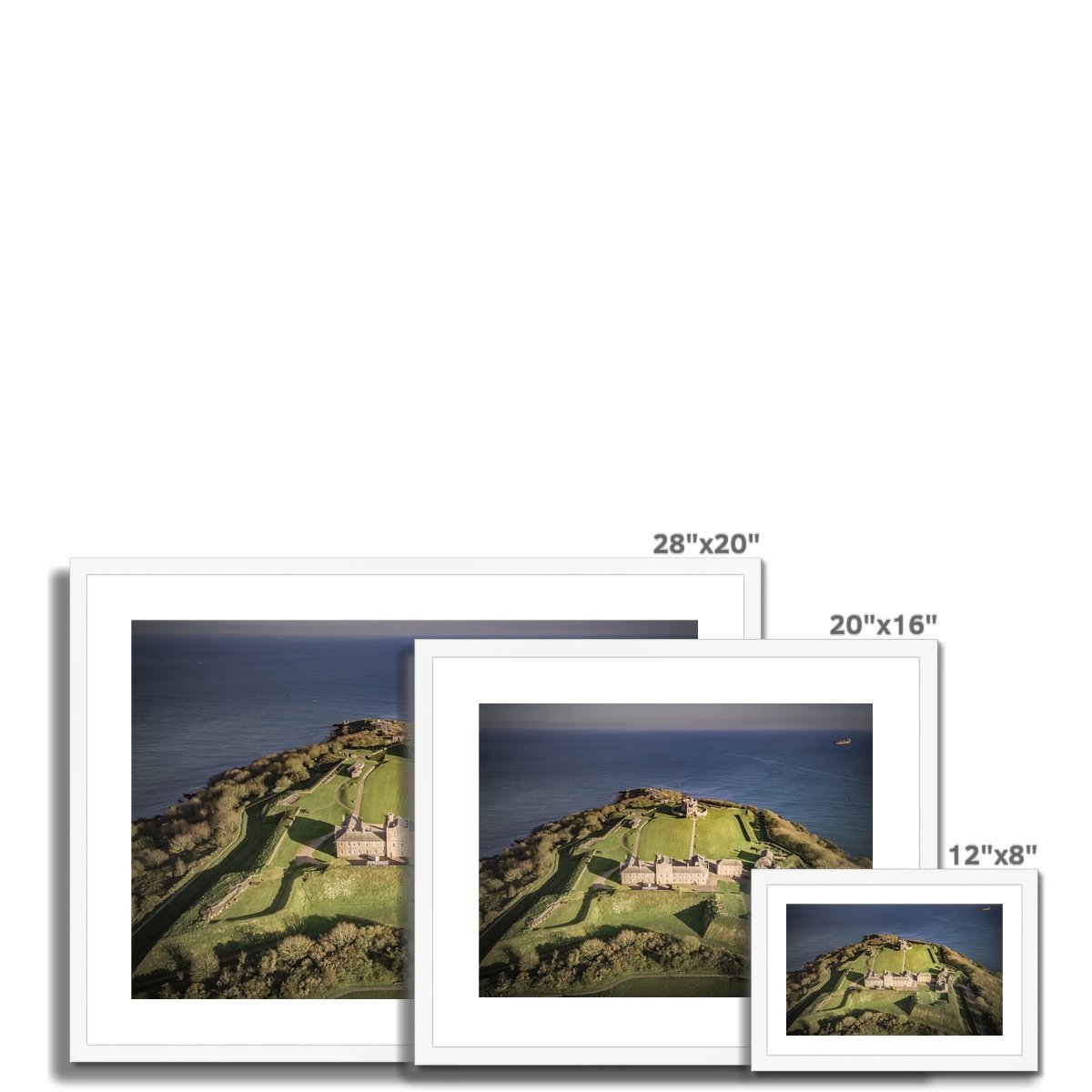 pendennis castle framed photograph