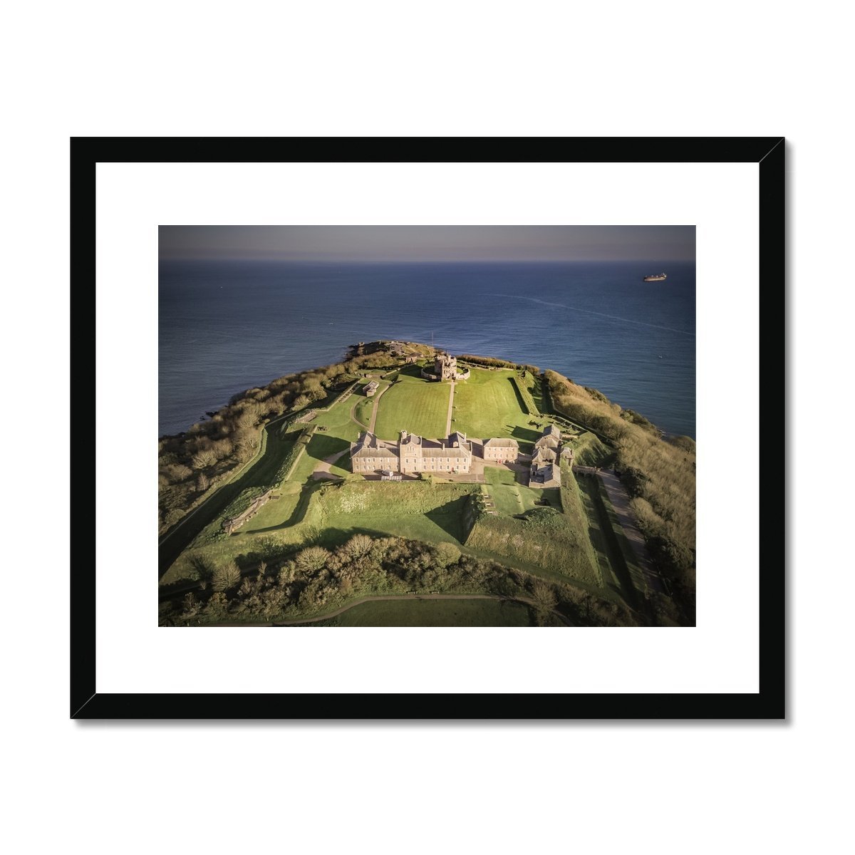 pendennis castle framed print