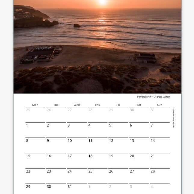 Perranporth ~ 2022 Calendar -
