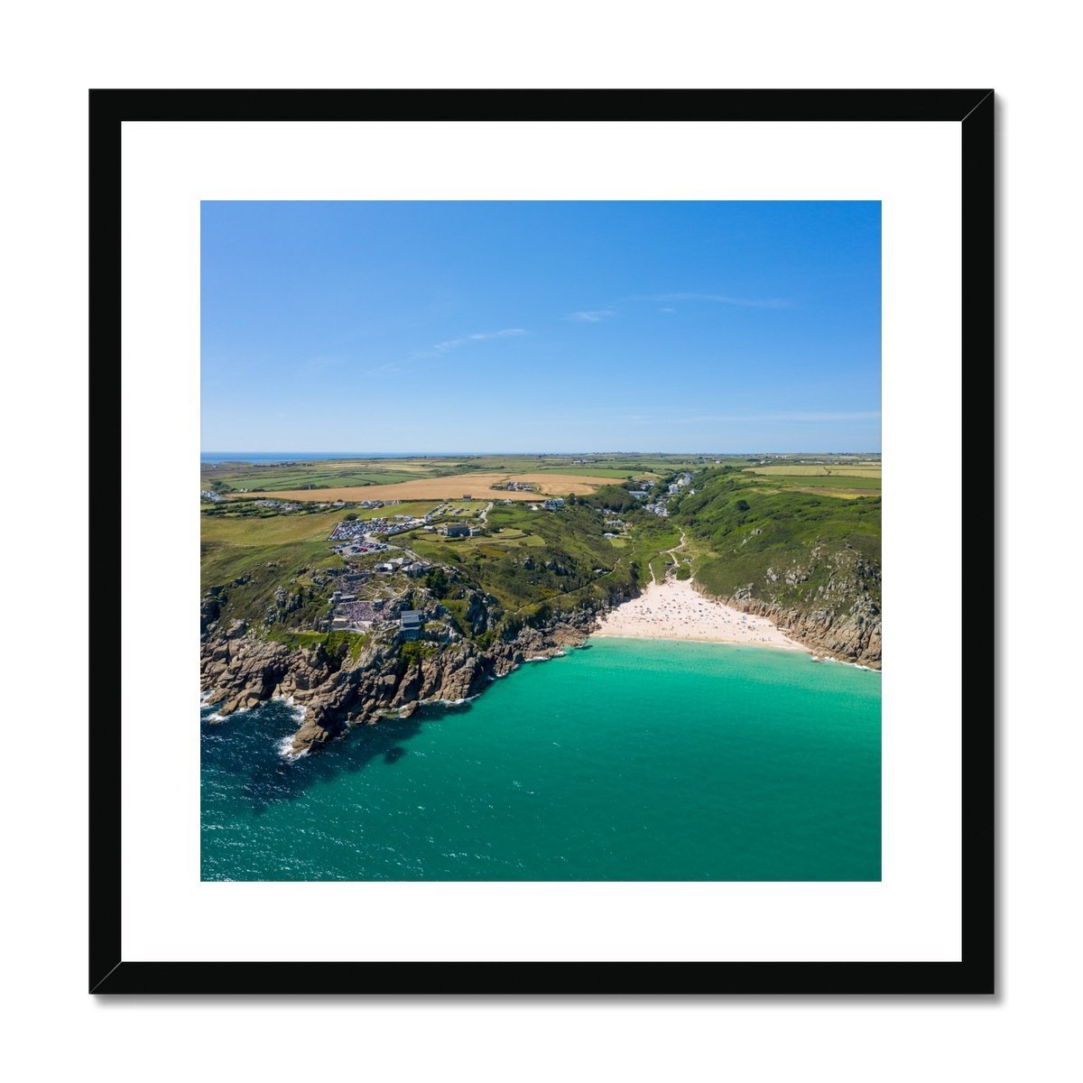 porthcurno the minack theatre framed print
