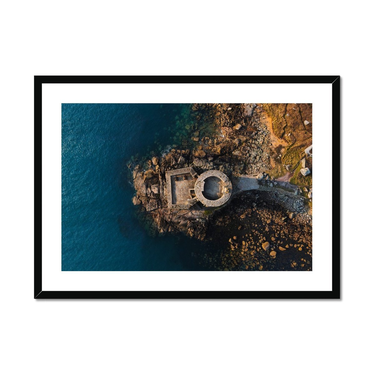 tresco cromwells castle framed print
